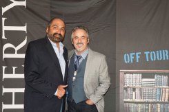 with Franco Harris, Photo by Sarah Collins